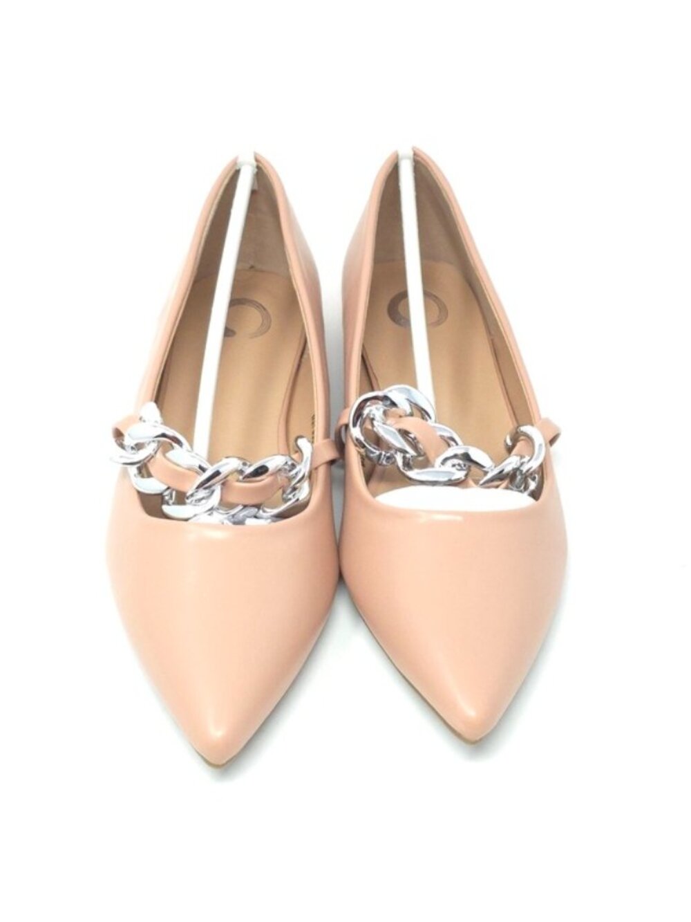 Journee Collection Metinaa Mary Jane Pointed Toe Flats Mauve Sz 7.5M - Picture 6 of 10